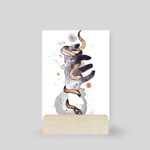 Snake - Mini Print by Vee Van Dae