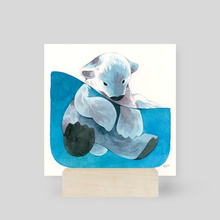 Polar Bear - Mini Print by Cleonique Hilsaca
