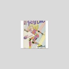 Barbie ComicsTake her Rollerblading  - Sticker by Nicholas BrandonSumner