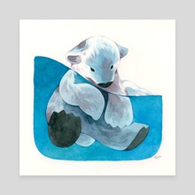 Polar Bear - Canvas by Cleonique Hilsaca